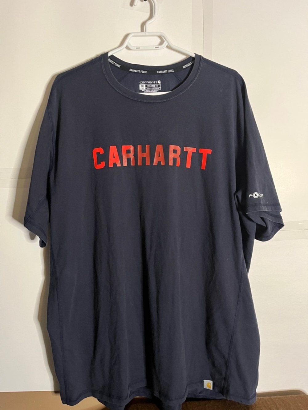😀Carhartt Force Relaxed Fit Tshirt Workwear 2XL Tall